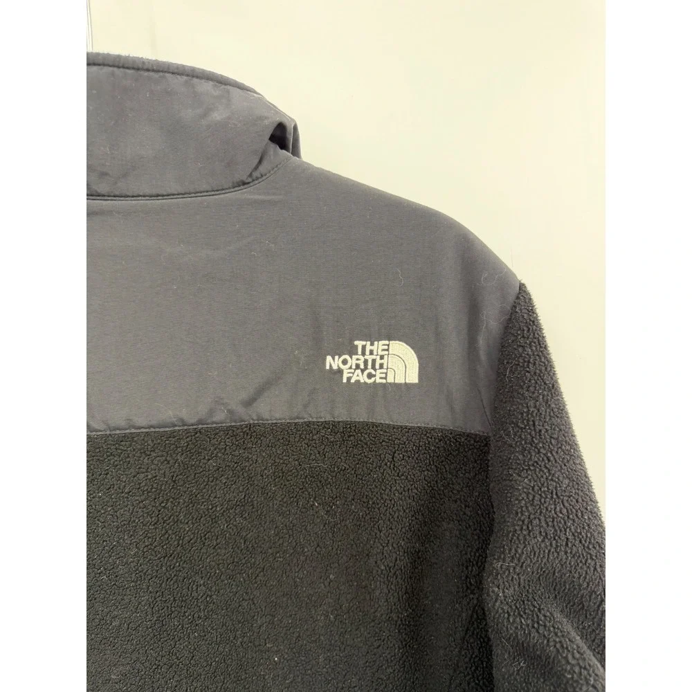 The North Face Denali Fleece Jacket Girls XL Black Polartec Full Zip